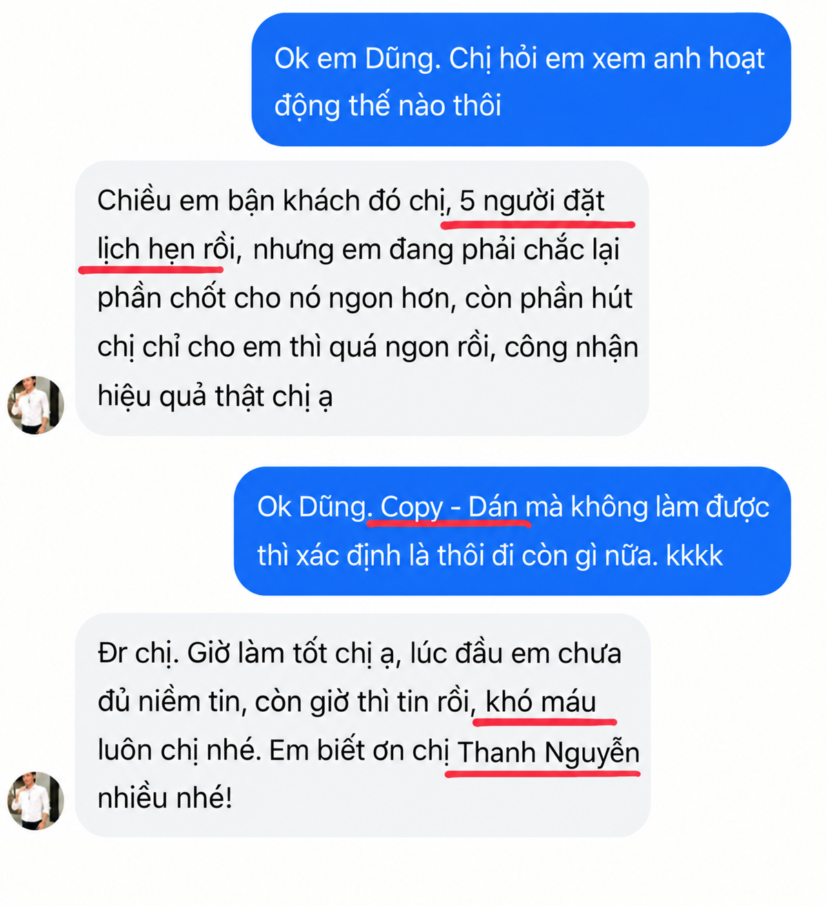 Feedback Chị Hoa AFF 5